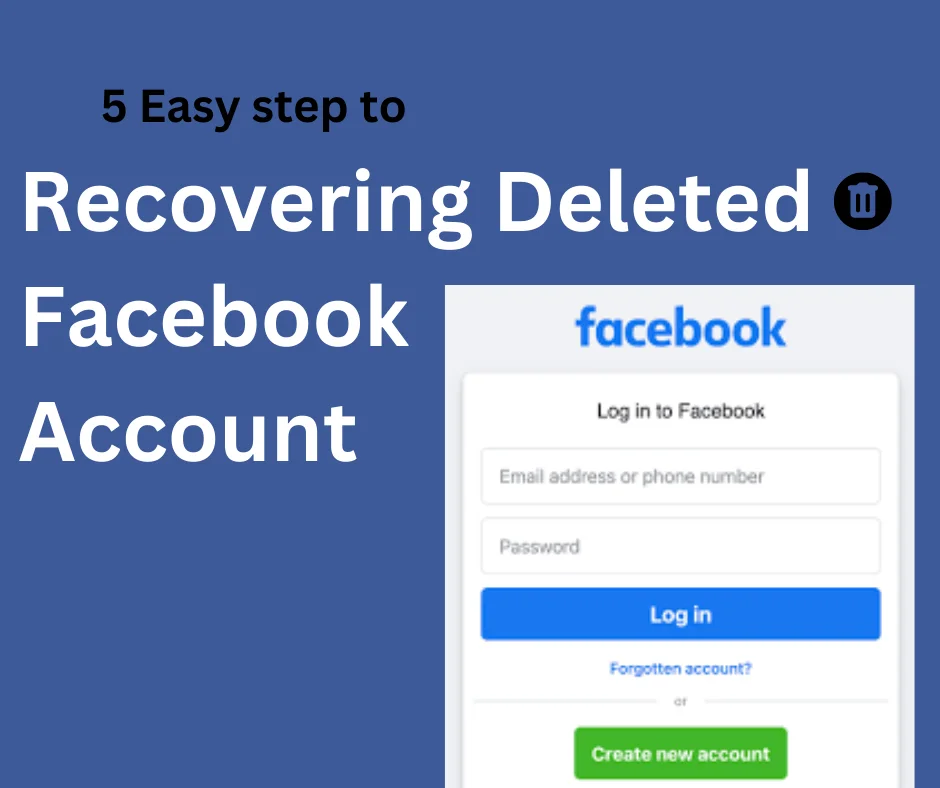 Recovering Your Deleted Facebook Account